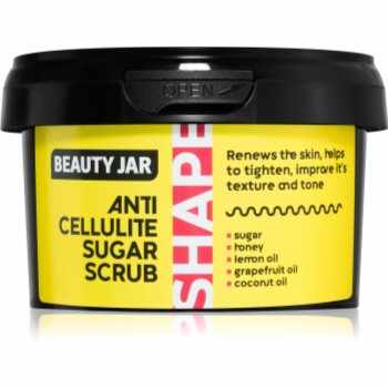 Beauty Jar Shape exfoliant de corp cu zahăr anti-celulită
