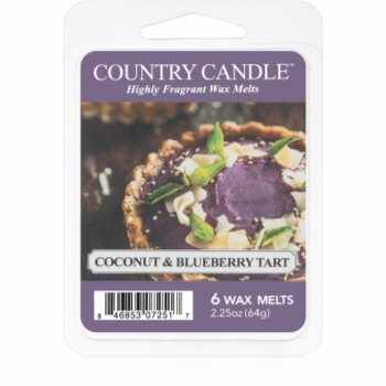 Country Candle Coconut & Blueberry Tart ceară pentru aromatizator