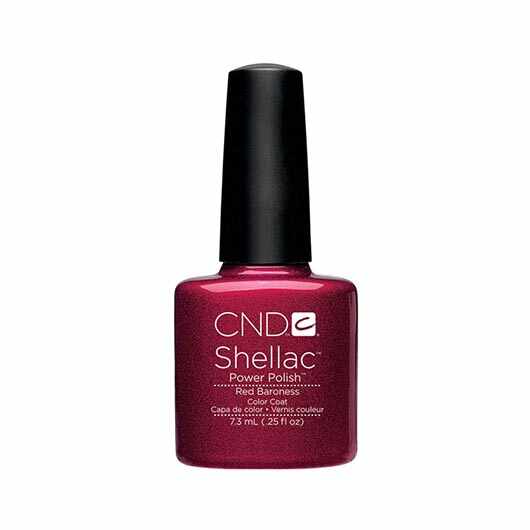 Lac unghii semipermanent CND Shellac Red Baroness 7.3ml