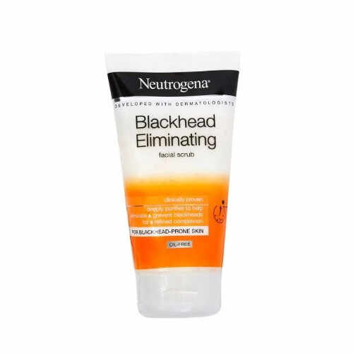Exfoliant facial, Neutrogena, Blackhead Eliminating Facial Scrub, 150 ml