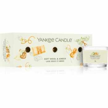 Yankee Candle Soft Wool & Amber set cadou