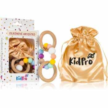 KidPro Teether & Rattle Fruit Mix jucărie pentru dentiție cu zornăitoare