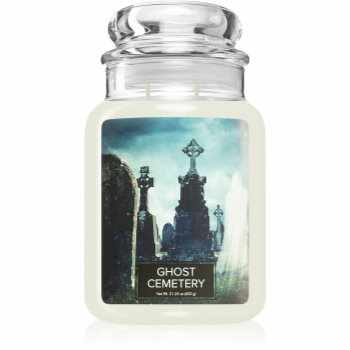 Village Candle Ghost Cemetery lumânare parfumată (Glass Lid)