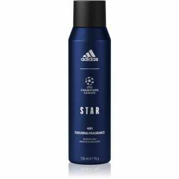Adidas UEFA Champions League Star deodorant spray cu o eficienta de 48 h