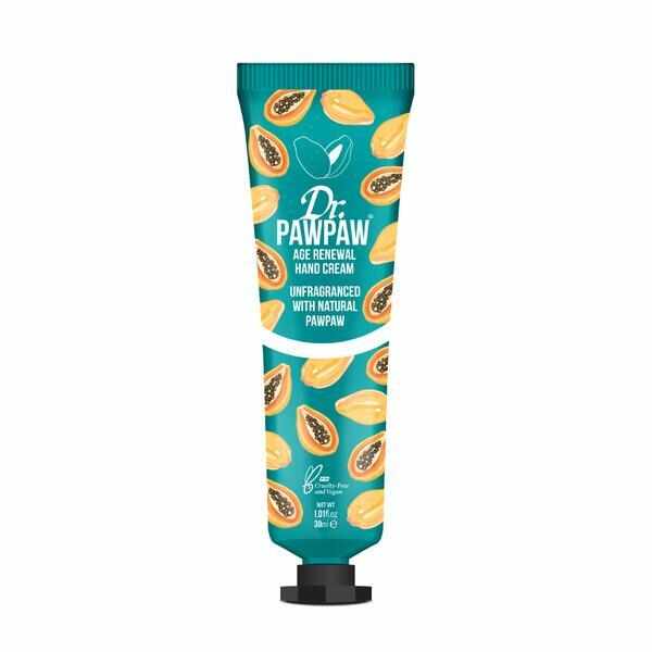 Crema de maini regeneranta cu papaya fara parfum Dr Paw Paw, 30 ml