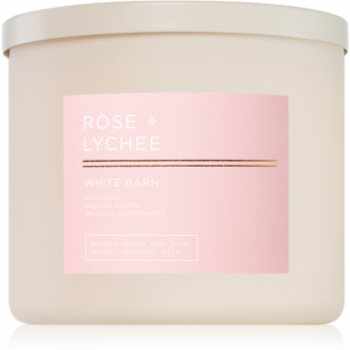 Bath & Body Works Rose + Lychee lumânare parfumată