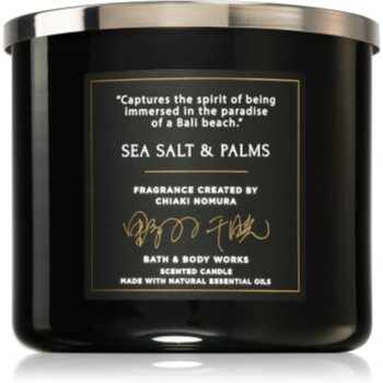 Bath & Body Works Sea Salt & Palms lumânare parfumată