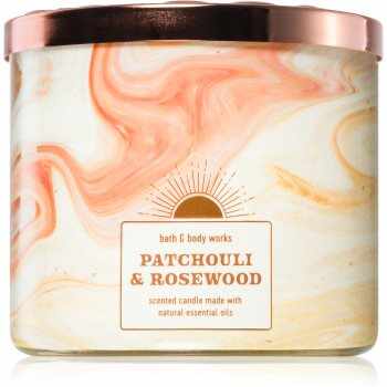 Bath & Body Works Patchouli & Rosewood lumânare parfumată