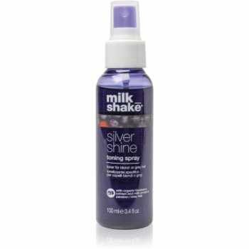 Milk Shake Silver Shine Toning Spray spray tonifiant pentru părul blond şi gri