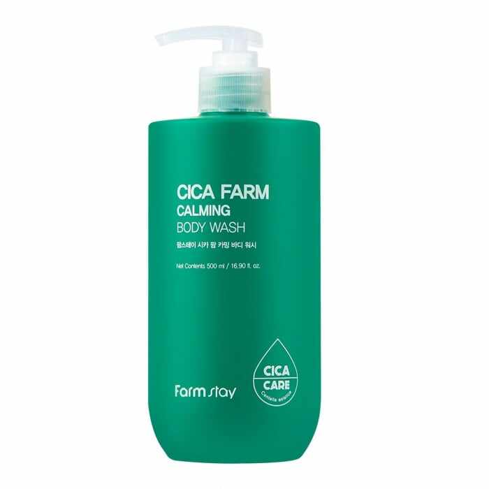 Gel de dus hidratant calmant hipoalergenic Farmstay Cica Farm Calming Body Wash 500ml