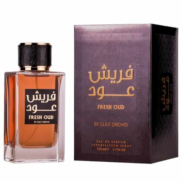 Apa de Parfum pentru Barbati - Gulf Orchid EDP Fresh Oud, 110 ml
