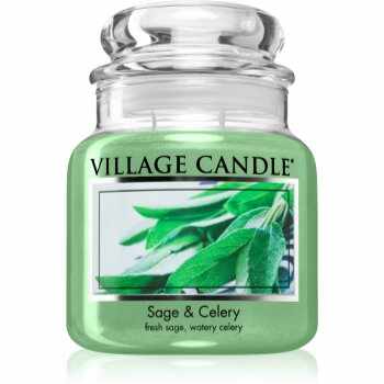 Village Candle Sage & Celery lumânare parfumată
