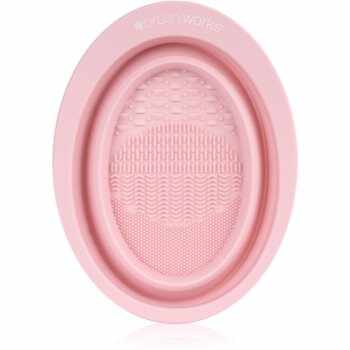 Brushworks Silicone Makeup Brush Cleaning Bowl Dispozitiv de silicon pentru perii de curățare