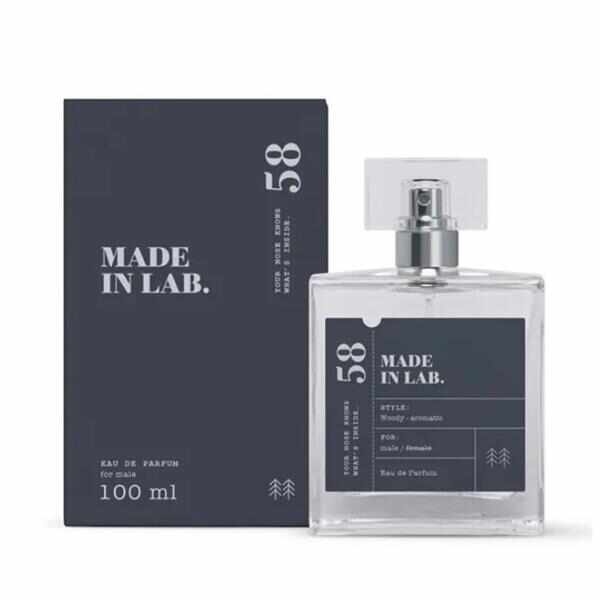 Apa de Parfum pentru Barbati - Made in Lab EDP No. 58, 100 ml