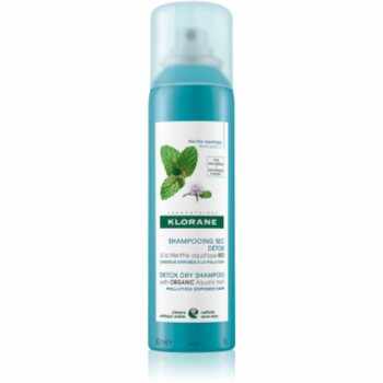 Klorane Organic Mint șampon uscat pentru păr expus la poluare