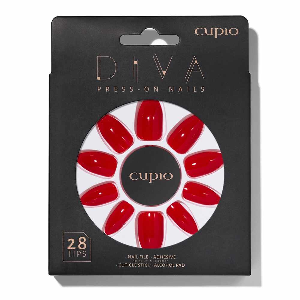 Set unghii false Cupio Diva - Raspberry