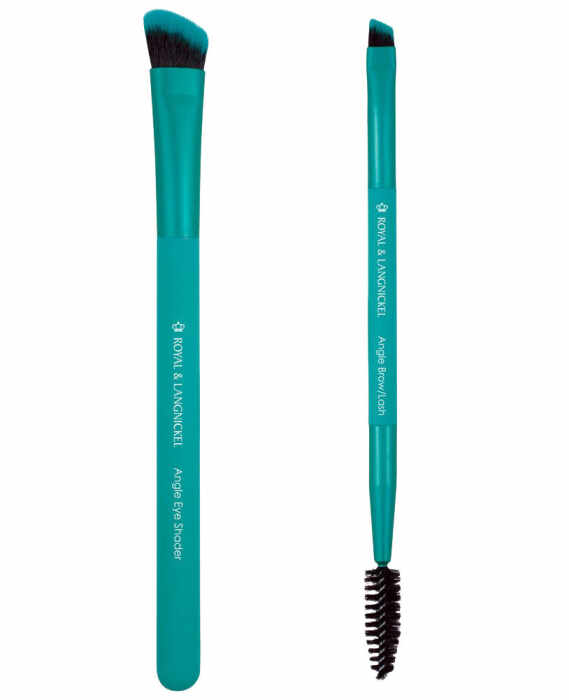 Set pensule profesionale pentru Sprancene Royal Langnickel MODA EZGlam Duo Beautiful Brows