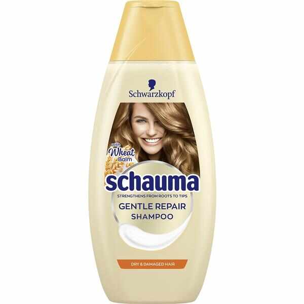 Sampon Reparator pentru Par Uscat si Deteriorat - Schwarzkopf Schauma Gentle Repair Shampoo for Dry & Damaged Hair, 400 ml