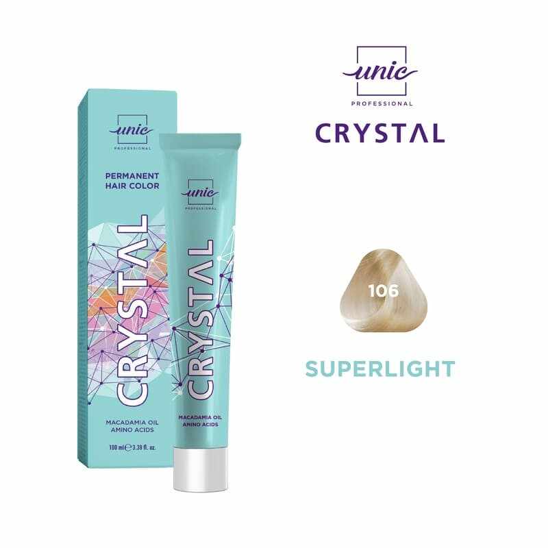Vopsea crema pentru par Super Blond Crystal, Natural violet 106, 100 ml