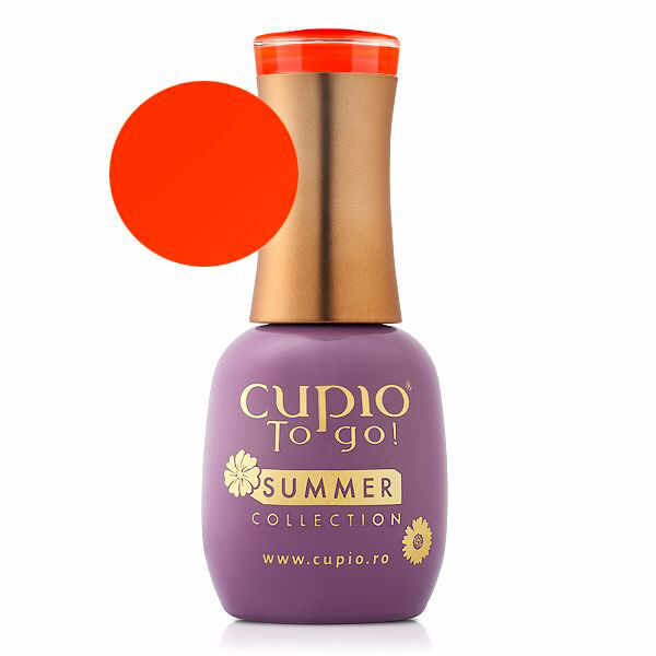 Oja semipermanenta Cupio To Go! Summer Collection - Orange Wave 15ml