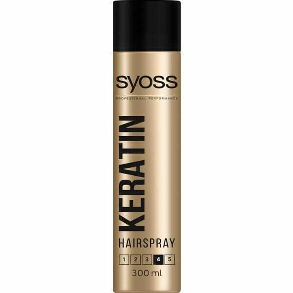 Spray Fixativ cu Keratina pentru Fixare Puternica - Syoss Professional Performance Keratin Hairspray, 300 ml