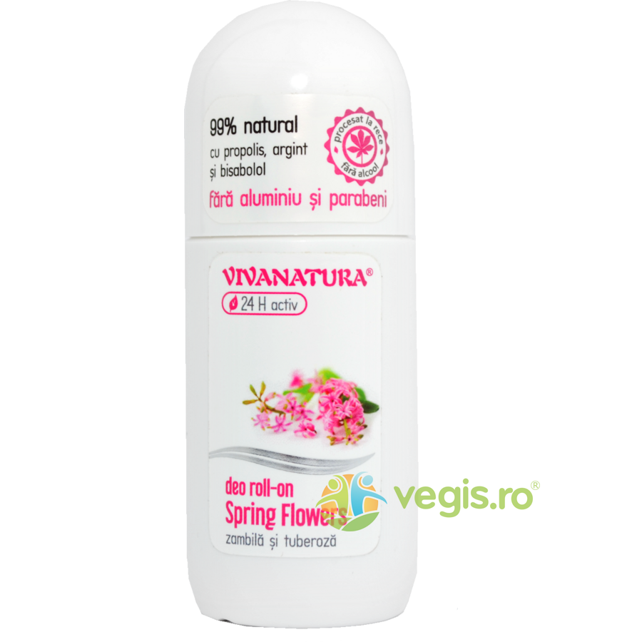 Deodorant Natural Roll-on Spring Flowers 50ml