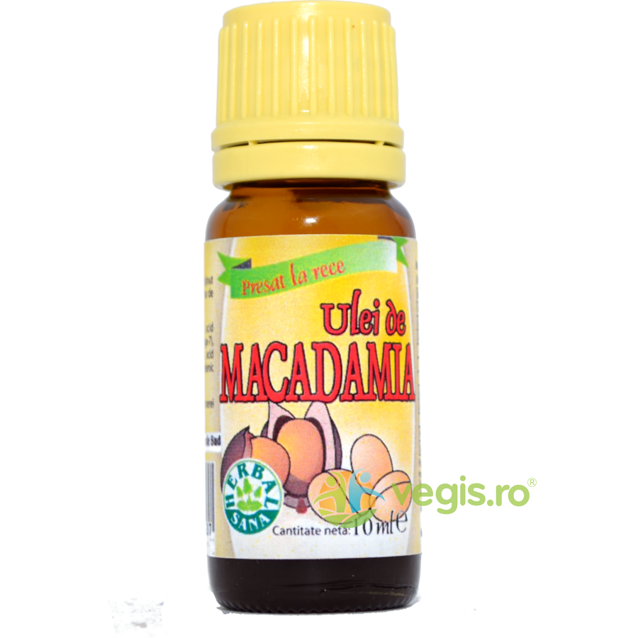Ulei de Macadamia Presat la Rece 10ml