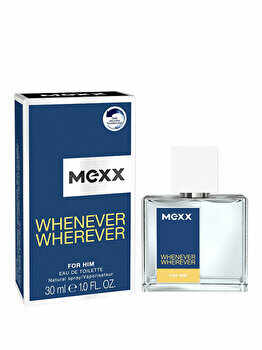 Apa de toaleta Mexx Whenever Wherever Man, 30 ml, pentru barbati