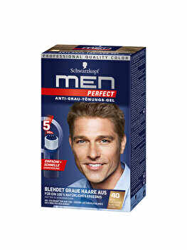 Gel colorant Schwarzkopf, Men Perfect, Anti-Grey, 40 Blond Inchis Natural, 80 ml