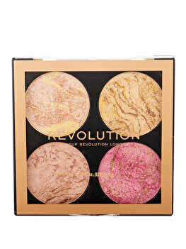 Paleta iluminatoare si bronzer Makeup Revolution London Cheek Kit, Fresh Perspective