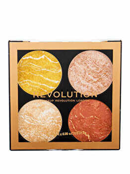 Paleta iluminatoare si bronzer Makeup Revolution London Cheek Kit, Make It Count