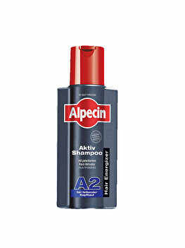 Sampon pentru par Alpecin, Active A2, pentru scalp gras, 250 ml