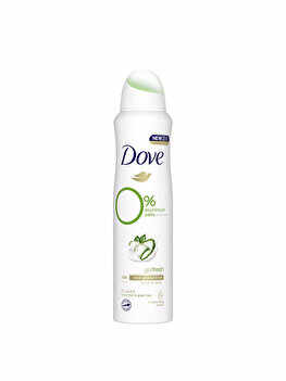 Deodorant spray fara saruri de aluminiu Dove, Go Fresh, castraveste si ceai verde, 150 ml