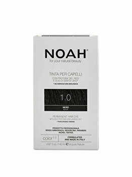 Vopsea de par naturala fara amoniac Noah, 1.0 Negru, 140 ml