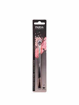 Pensula profesionala dubla pentru smokey eyes Parsa, negru