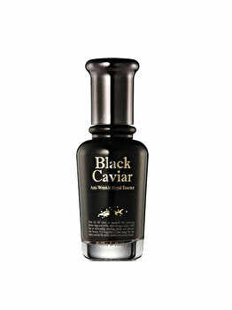 Esenta antirid pentru fata HOLIKA HOLIKA, Black Caviar, cu extract de caviar negru, 45 ml