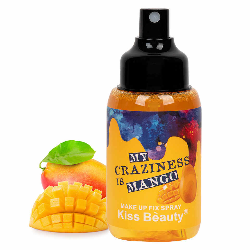 Spray Fixare Machiaj Kiss Beauty Mango, 115ml