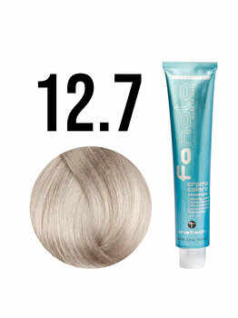 Vopsea permanenta pentru par Fanola, Crema Colore, 12.7 Superlight Blonde Platinum Iris Extra, 100 ml