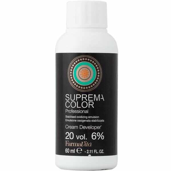 Oxidant Permanent 20 vol. 6% - FarmaVita Suprema Color Professional Cream Developer 20 vol. 6%, 60 ml