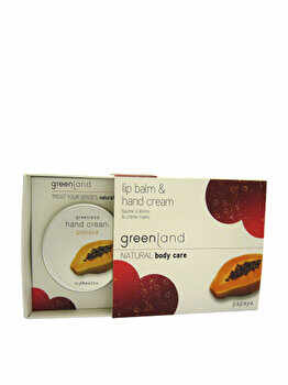 Set cadou Greenland (1 x Balsam de buze + Crema de maini cu papaya, 50 g)