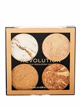 Paleta iluminatoare si bronzer Makeup Revolution London Cheek Kit, Don´t Hold Back