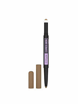Creion pentru sprancene Maybelline, Express Brow Satin Duo, 01, Dark Blond, 2 g