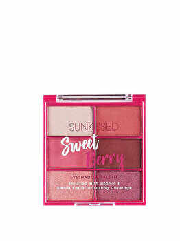 Paleta farduri de pleoape Sunkissed, Sweet Berry Eyeshadow Palette, 6 x 2.8 g