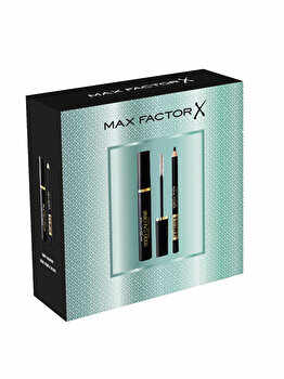Set cadou Max Factor (Mascara de gene 2000 Calorie Dramatic Volume, Black, 9 ml + Creion ochi Kohl Pencil, 020 Black, 1.3 g)