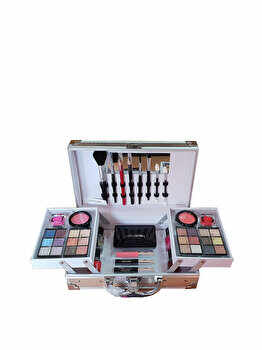 Trusa machiaj + Geanta depozitare cosmetice Magic Color, Makeup Kit New Collection