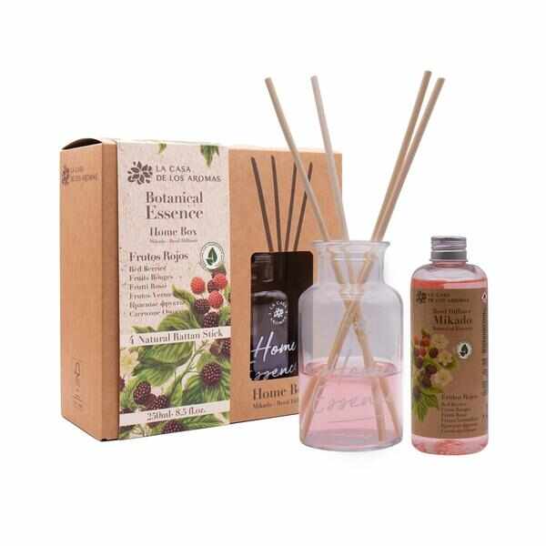 Set Parfum de Camera XL Botanical Essence Home Box Fructe Rosii Mikado, 250 ml