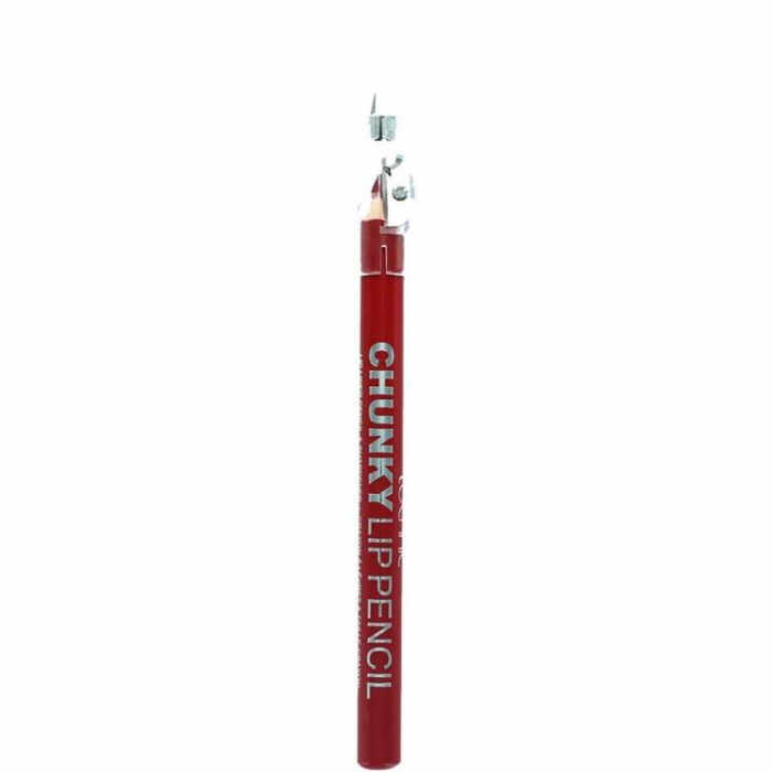 Creion De Buze Technic Chunky Lip Pencil cu ascutitoare, Dark Red