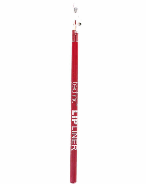 Creion De Buze Technic Lip Liner cu ascutitoare, Bright Red