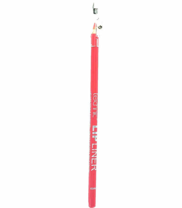 Creion De Buze Technic Lip Liner cu ascutitoare, Coral