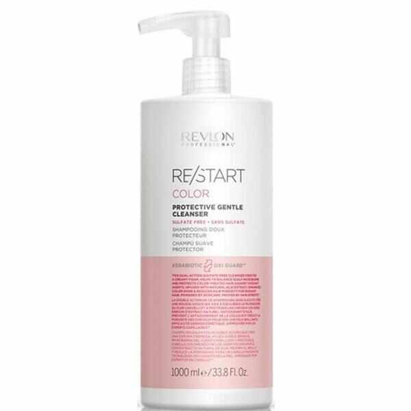 Sampon Fara Sulfati pentru Protectia Culorii - Revlon Professional Re/Start Color Protective Gentle Cleanser Sulfat Free Shampoo, 1000 ml